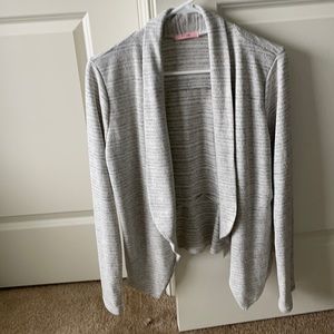 Light Grey Blazer / Cardigan style sweater